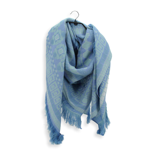 Rive Gauche-blue sky-wool-rayon-women’s-scarf