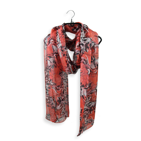 Scarf-woman-animal-skin-of-red-silk-2A
