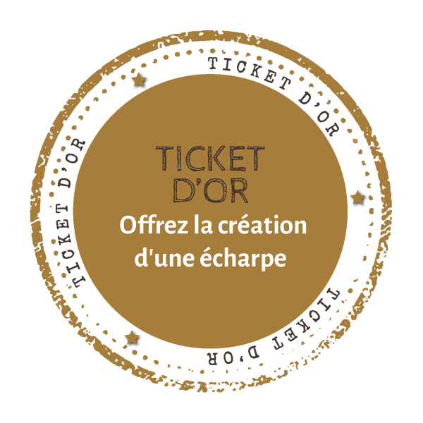 ticket d'or, la création d'une écharpe