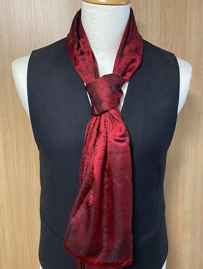 Foulard Homme - Tricot Avec écusson, écharpe Légère