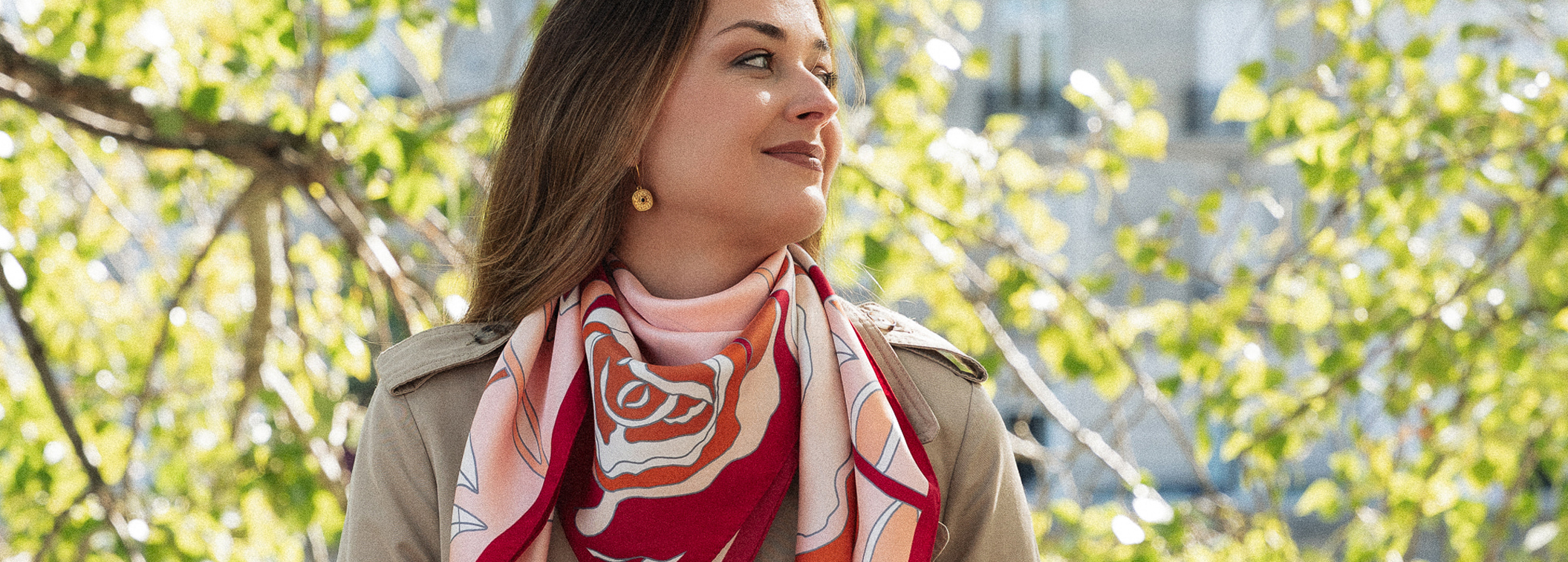 Où acheter un foulard en 100%soie bio pour femme ?