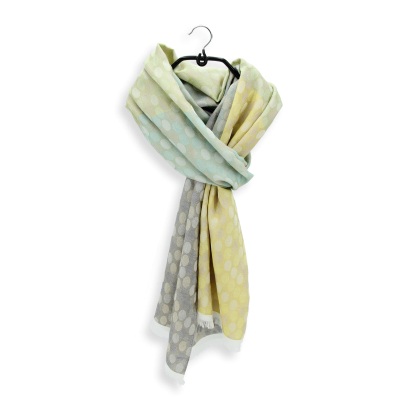 AQUA SILK COTTON BLEND STOLE – GOUTTE D’EAU