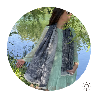 CHECHE COTON BIO BLEU MARINE - LIFE