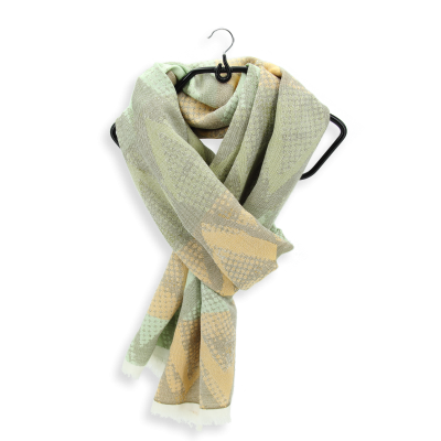 ECHARPE CACHEMIRE VERTE - BALEARES