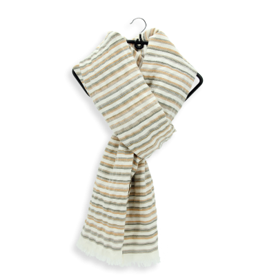 Ibasenice Écharpe Blanche Coton Pure Pour DIY Créatif Foulard