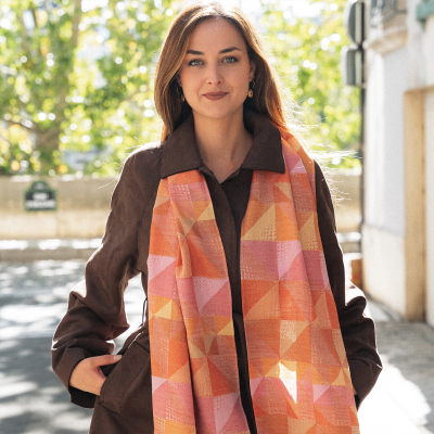 ECHARPE LAINE ORANGE – KALEIDOSCOPE
