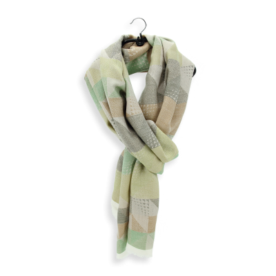 ECHARPE LAINE VERTE – KALEIDOSCOPE