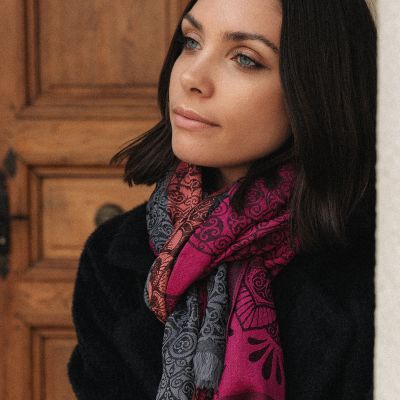 ETOLE LAINE ROSE GRIS - MOOD 