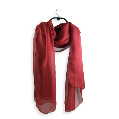 ETOLE SOIE UNIE ROUGE BORDEAUX