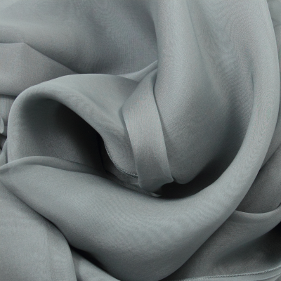 GRAY MONOCHROME WOMEN'S SILK STOLE