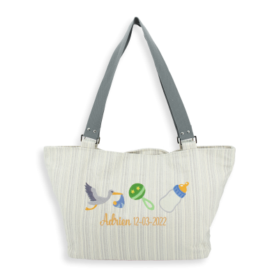 SAC A LANGER PERSONNALISABLE - CIGOGNE