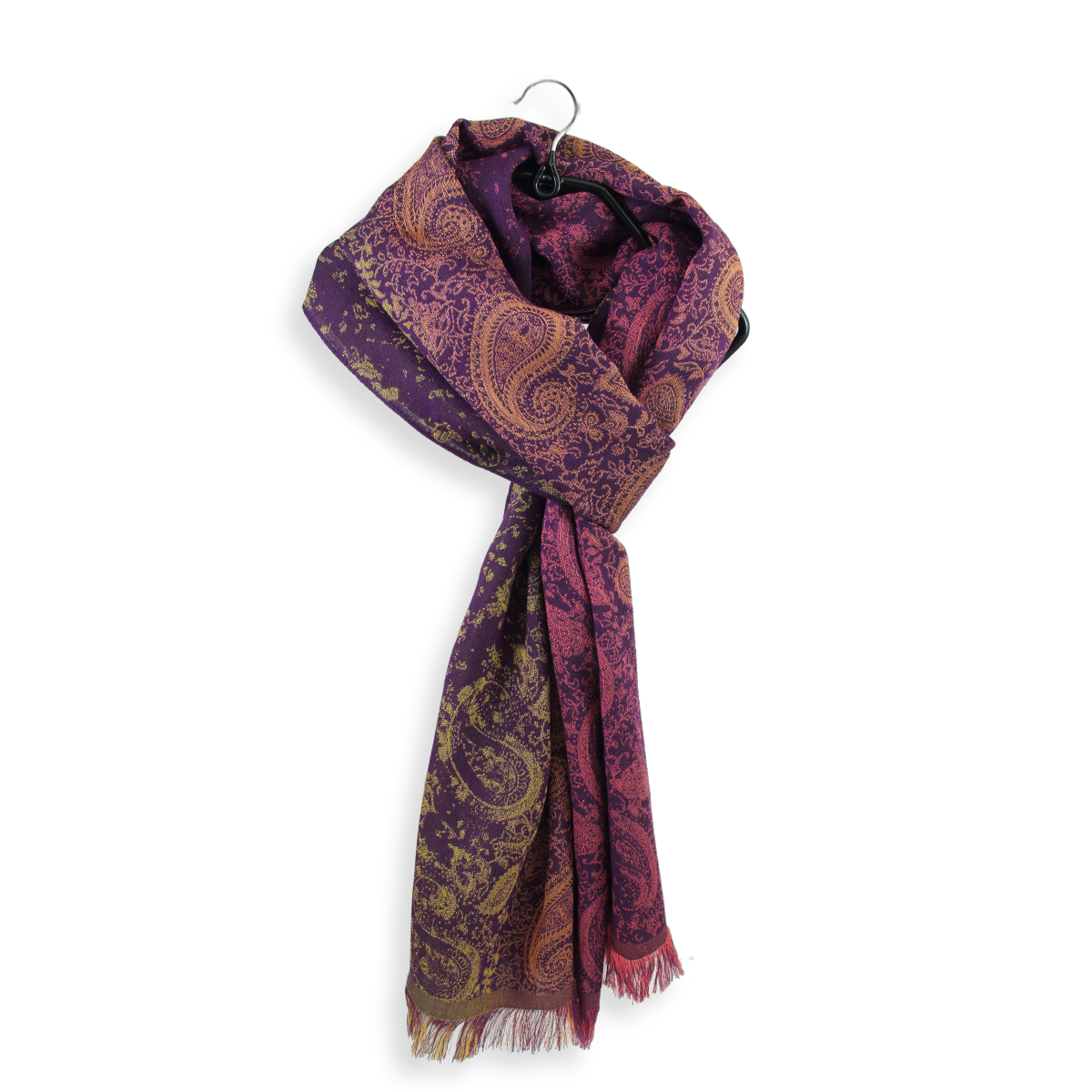 women's purple scarf