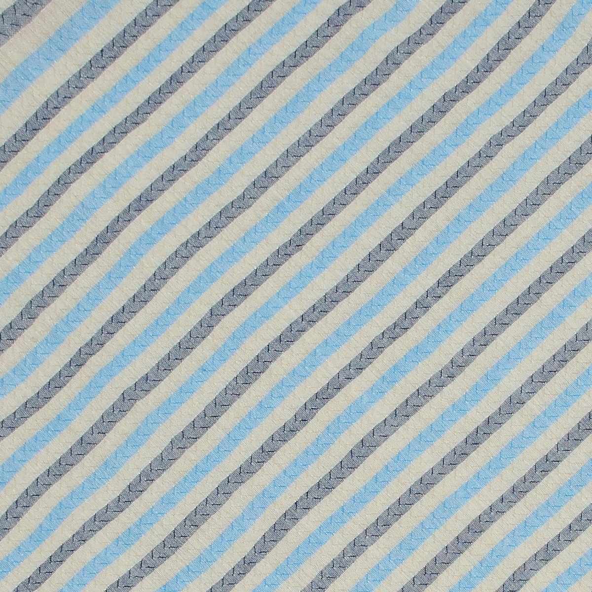 Very soft blue stole for men in 100% cotton | made in France.