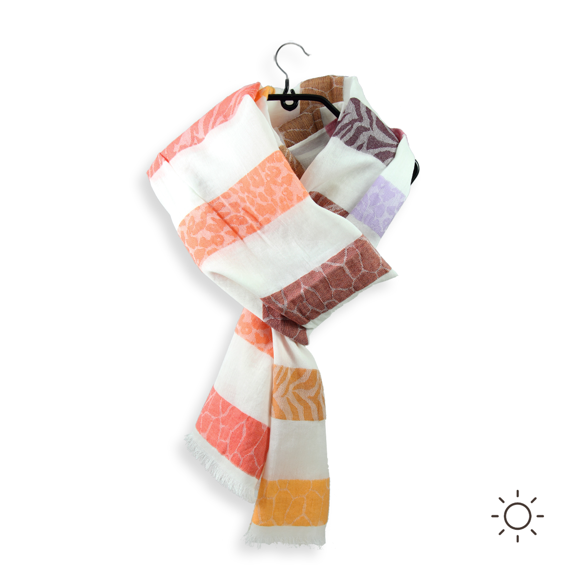 cotton silk scarf