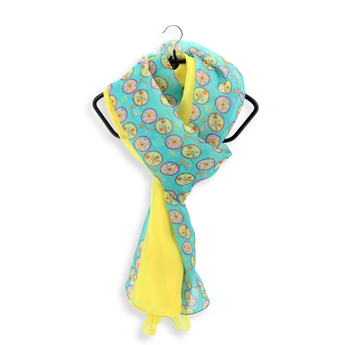 Écharpe Foulard Femme Lina & Lily Imprimé Chouette – Super Doux 180x90 Cm, Motif Hibou Tendance