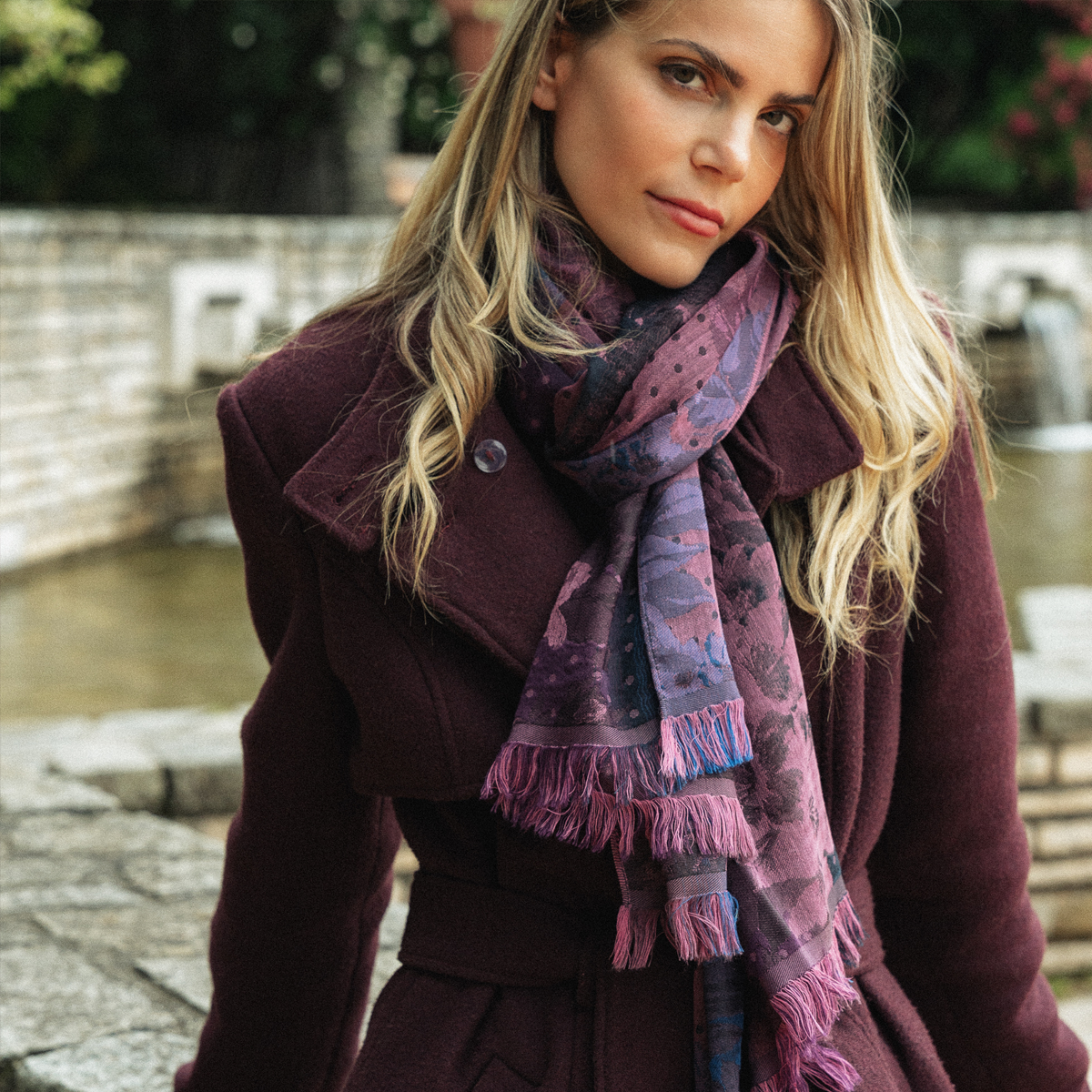 Écharpe Rose Fleece Neuve Avec étiquette – Taille Unique En Polyester Doux