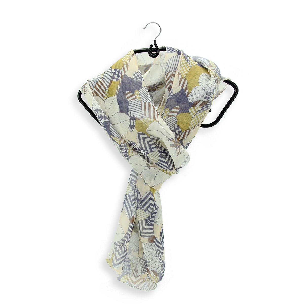 Intemporel foulard femme imprimé 100% soie Chic et élégance
