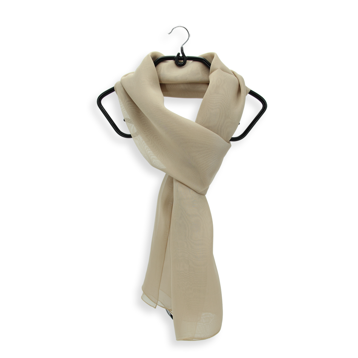 LMVERNA Écharpe En Mousseline De Soie Pour Femme Motif à Pois, Noir, Moyen