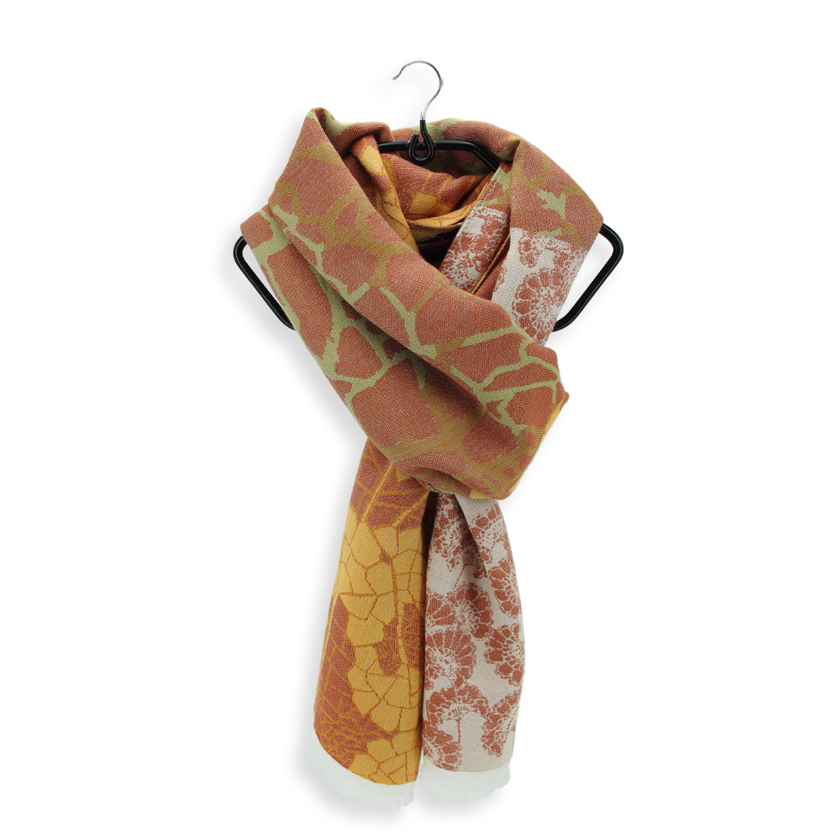 Scarf Kaos Cuadrados Tous Very Soft Yellow Hued Cotton Women's
