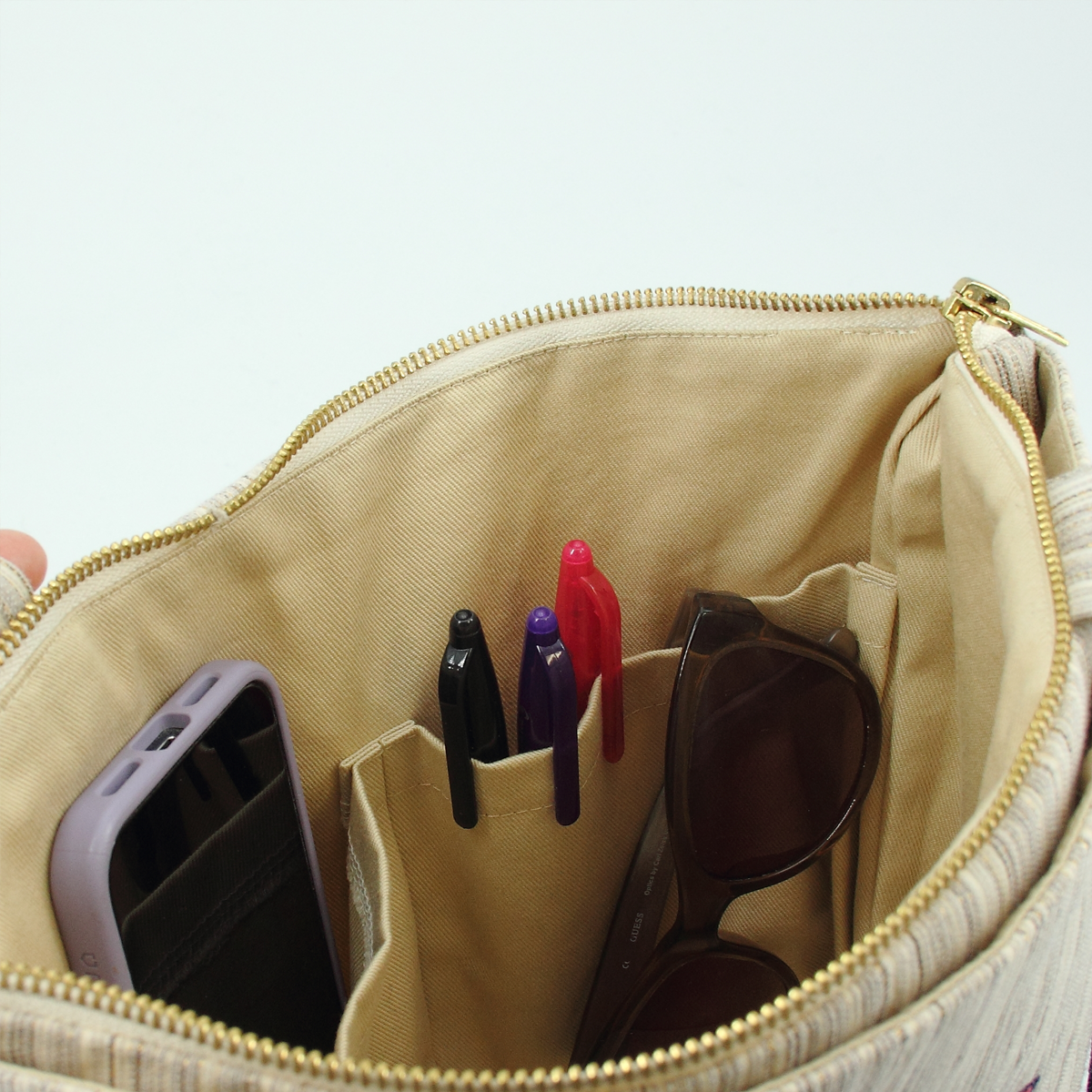 Sac bandouliere fermeture clearance éclair