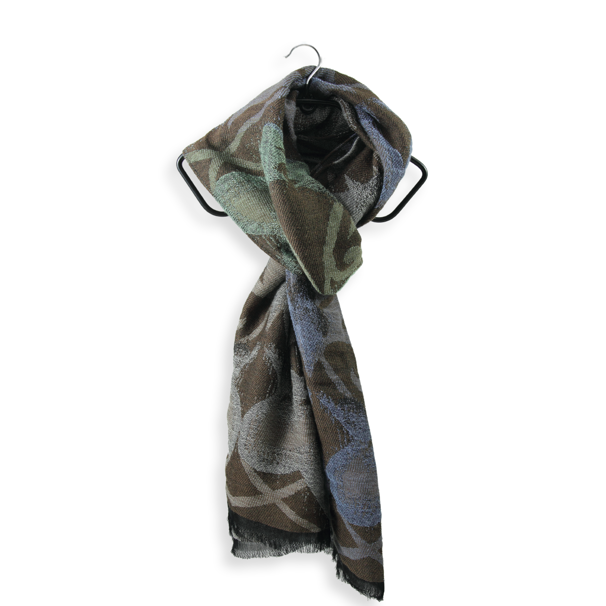 brown cotton scarf