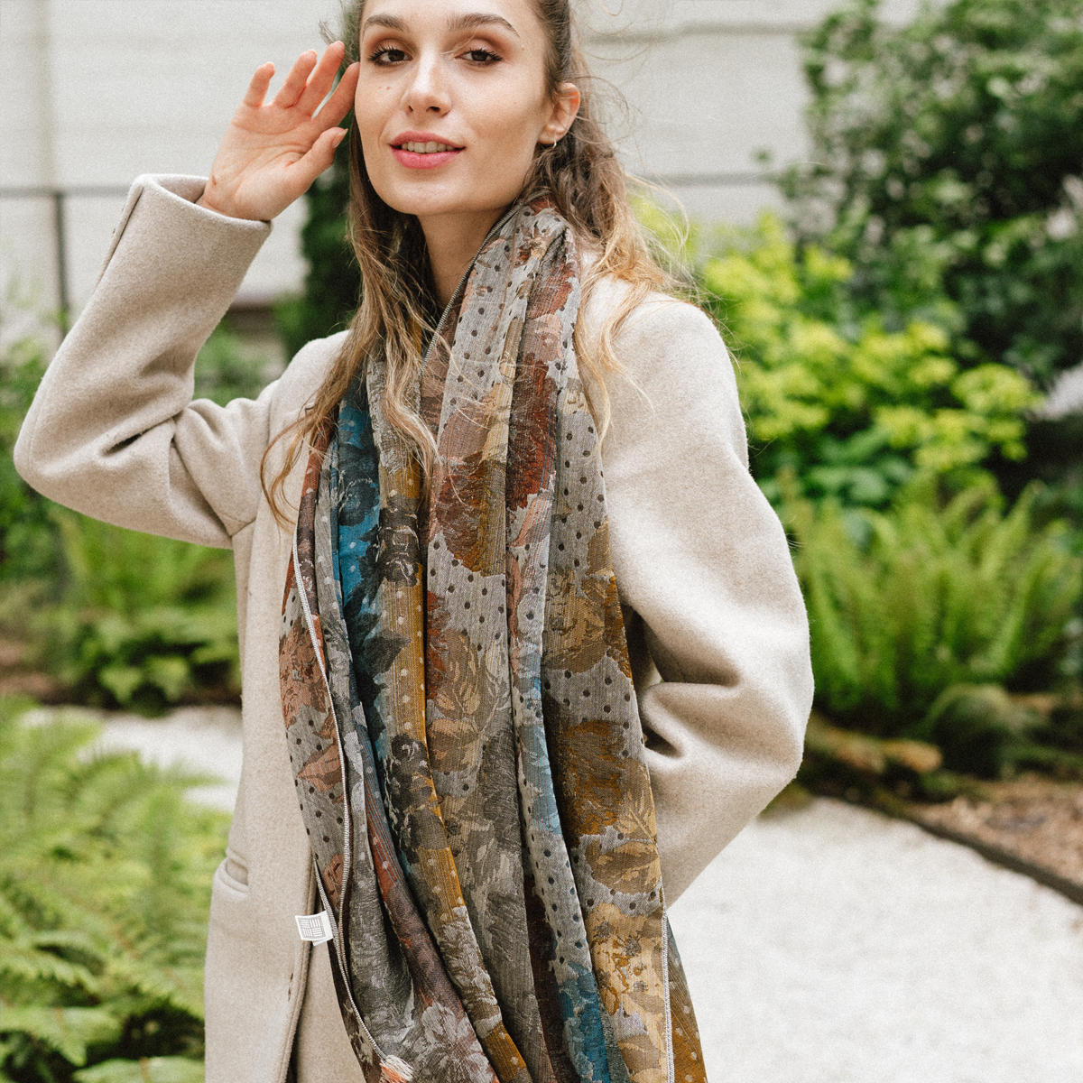 High quality women s cotton silk stole Guaranteed softness